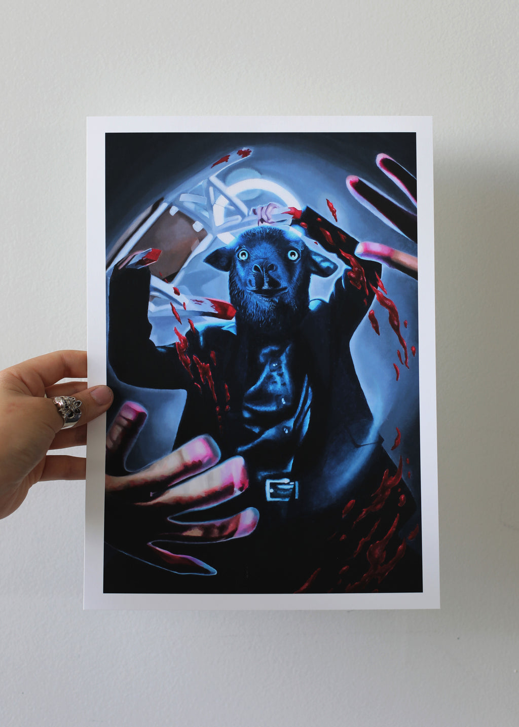 'A Lamb in Sheep's Clothing' (2) Print