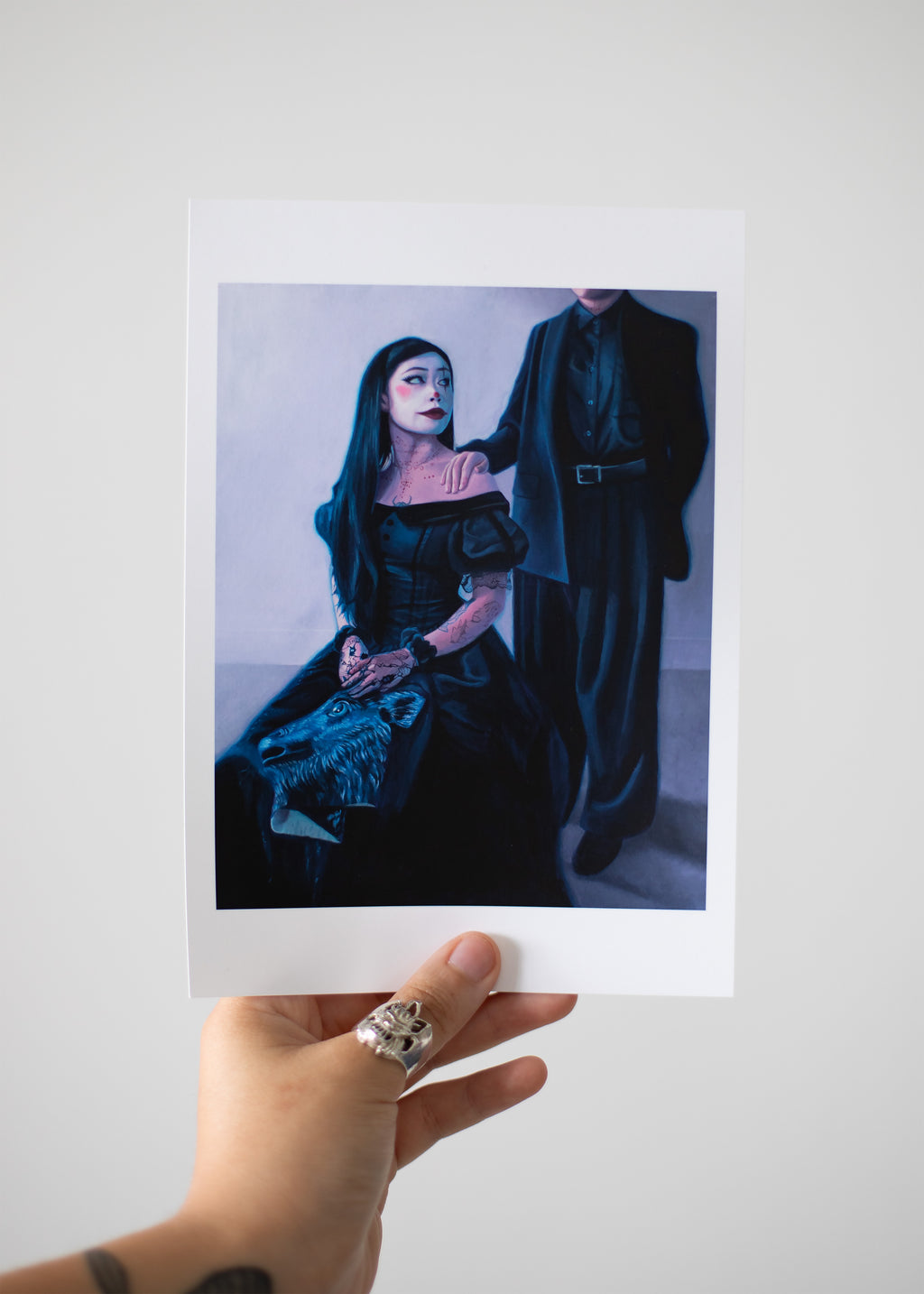 'Photo of Purple and Blue' Print